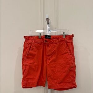 Psycho Bunny Vibrant Red Flat Front Shorts